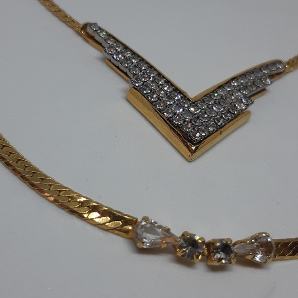 Gold Vermeil Necklace and Bracelet Set so beautiful. - Picture 2 of 9